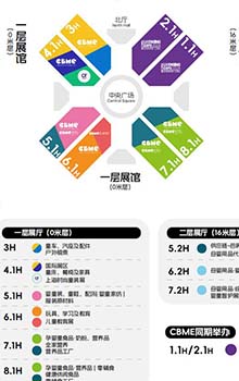 展位分布图